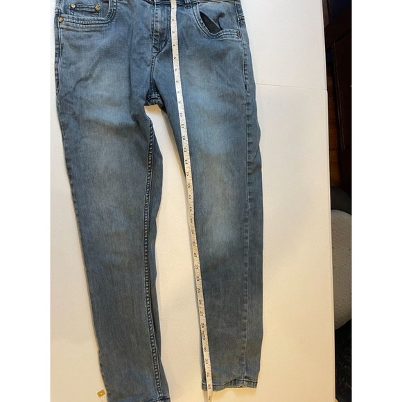 DY Womens Denim Jeans Super Skinny Mid Rise Five Design Pockets Blue Size 32 - Picture 6 of 11